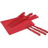 RB RENBERG RENBERG Milky-Set taglieri-Coltello da Chef, Pane, Osso, disosso, Multiuso, pelapatate-Acciaio Inox Antiaderente-Impugnatura ergonomica-Antibatterico, Inossidabile, Rosso, 6 Pezzi