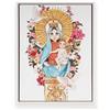 DRW Quadro della Madonna del Pilar per bambini con cornice 42x32x2 cm