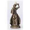 Veronese Design Statua decorativa per la casa in resina dipinta a mano con finitura bronzo anticato Obatala Santeria Orisha, il re del panno bianco e il creatore, 9 cm
