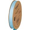 Halbach Seidenbänder Nastro grosgrain premium | Larghezza: 13 mm Lunghezza: 25 m | Nastro regalo sostenibile in poliestere riciclato | Ideale come nastro | Colore: azzurro