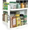 Cabinet Caddy SNAP! Portaspezie per armadietto, organizer scorrevole e girevole, 3 ripiani regolabili a scatto per 5 ripiani di stoccaggio, design modulare magnetico, 22 x 15 x 27 cm (altezza x
