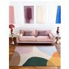 Ted Baker Clarissa - Tappeto di lana dal design colorato, 100% lana, tessuto a mano e naturale, in fibra naturale retrò, per soggiorno, camera da letto, sala da pranzo, multicolore, 120 x 170 cm