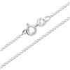 Amberta Catenina Argento 925 per Donna Uomo | Collanina Sottilissima Semplice & Elegante Girocollo Maglia Fine Veneziana Quadrata Piccola 40/45/50/55/60 cm: 60 Catenina Senza Ciondolo