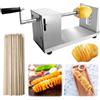 GBKDQQ Affettatrice a spirale per patate, in acciaio inox, con 50 spiedini di bambù, per frutta, patate, chip Tornado