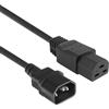 ACT C14 - C21 Cavo di alimentazione C21 Femmina a C14 Spina Prolunga IEC 60320 Cavo di alimentazione 2 m Nero per Server PDU UPS - AK5372