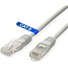 ATLANTIS Cavo Ethernet Cat 6 FTP 1 m, Cavo LAN di Rete, schermato. Connettori RJ45 pressofusi.
