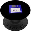 Stile Vintage Tecnologia Retro Nerd Dive Floppy Disk XXX ;) Design Retro Umorismo Anni 90 Geek PopSockets PopGrip Adesivo