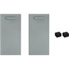 Wandbreite Set di fissaggio adesivo per portafoto, portaspecchi, supporti per Dibond (2x supporti | Ammortizzatori in schiuma, 200x100mm)