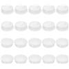 QUARKZMAN 36Pezzi 35mm/1.38 Griglie di Aerazione Circolari per Soffitto, Copertura di Aerazione per Soffitto in Plastica, Griglia Tonda con Fori a Maglie per Bagno Cucina Armadio, Bianco