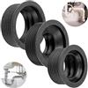 Your Day Mate Manicotti in gomma a sifone, 3 pezzi, NW30/40, NW30/50, NW40/50, per tubo di scarico DN40 - DN50 interno Ø 40-50 mm e tubo sifone da 1 ¼ - 1 ½ esterno Ø 28-40 mm