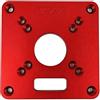 Namvo Piastra inserto per tavolo router RT0700C, 120 * 120 * 8mm Vite anello trimmer in alluminio Flip Board per lavorazione del legno