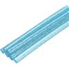 QUARKZMAN 6Pz Stick Colla a Caldo Mini per Pistola per Colla, 8 x 0.28 Colla a Caldo Bastoncini Piccoli Ricariche per Lavori Artistici Fai Da Te, Glitterato Blu Trasparente