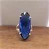 San Valentino Giorno Tanzanite Gemma 925 Sterling Argento Artigianale