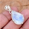 Bellissimo Ciondolo In Pietra Luna In Argento Sterling 925 Fatto A Mano