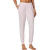 Amazon Essentials Pantaloni Pigiama in Jersey Leggero Lavorato a Maglia Stile Jogger, per Relax o da Notte, con Tasche Donna, Nero, XL