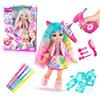 Canal Toys - Mimi Color Me Bambola Personalizzabile, include aerografo di gesso, pennarelli e stencil - MIM001