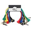 GEWA Cavo patch GEWA Basic Line0,6 m, nero, jack angolare stereo da 6,3 mm - jack angolare stereo da 6,3 mm, 190375