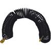 STANLEY - Tubo Spiralato 15 Metri Attacco Rapido, Plastica, Nero, 15 Metri