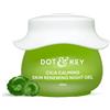 Dot & Key Cica Gel notte calmante per la pelle, 60 ml, gel lenitivo per pelli grasse e soggette ad acne, riduce il rossore, equilibra l'olio e promuove una carnagione più chiara