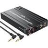 YGiTK Amplificatore portatile per cuffie con Bass Boost, amplificatori auricolari HiFi 16-600Ω, amplificatore audio ricaricabile, interfaccia di uscita AUX da 3,5 mm, per Mac, telefoni, iPad, MP3, MP4