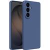 Captor Cover Samsung S26 Plus Custodia Colorata in Silicone Liquido, Antiurto, Flessibile, Bordo Rialzato per Schermo e Fotocamera Con Microfibra Interna per Cover S26 Plus Samsung (Blu Scuro)