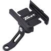 YUEYUEMOTO Per TMAX TMAX500 TMAX530 DX/SX XP530 TMAX560 Moto Supporto Telefono Manubrio Specchio Retrovisore Cellulare GPS (Colore: Specchio Nero)