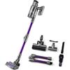 Ufesa UV Light Scopa Elettrica Senza Filo, Motore Digitale Brushless, 500W, 55min, 26000Pa Aspirazione, Sistema Multiciclonico, Mini Turbo Brush con Luce UV, Elimina Acari e Batteri, Schermo Digitale