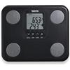 Tanita BC-730 Bilancia pesapersone digitale - Bilancia intelligente per peso corporeo e grasso, bilancia compatta con 9 misurazioni, display LCD, bilancia per peso corporeo, nera