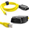 adapter universe Interfaccia Ethernet ENET con codifica RJ45 per la programmazione diagnostica OBD, adatta per BMW F
