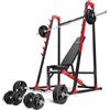 Marbo-Sport Marbo Sport Set MH24_156KG_KIER | panca pesi regolabile + rack per bilancieri MH-S204 + set di barre/piastre pesi 113 kg