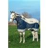 Horseware Rambo Summer Series Transition Blanket Navy/Grey Turnout 0g , Misura della coperta Horseware: 140 cm / 6'3