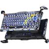 GravaStar Tastiera meccanica senza fili GravaStar Mercury K1 Pro, Gaming ANSI US, 2,4 GHz e Bluetooth, argento interstellare