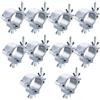 GVT 10 pz/lotto Luci Della Fase In Alluminio Truss Morsetto DJ Luce Morsetti Ganci Per LED PAR Testa Mobile Fascio Spot Morsetti 48-52mm Diametro del Tubo