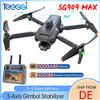 Teeggi Drone Teeggi SG909 MAX GPS con telecamera 4K 6KM Touch Screen RC Drone professionale 360 ° evitamento degli ostacoli Quadcopter RC pieghevole
