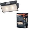 OSRAM ENDURA STYLE USB Up-Down Double Rechargeable Wall Light, 2.1W, 180lm, 3000K, Sensore PIR, IP44, regolabile, Grigio Scuro