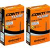 Continental 2 tubi Continental Race 28 28 700x20-25C 20/25-622/630 SV 60 mm