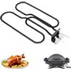 GFTIME Elemento riscaldante di ricambio per barbecue elettrico Q140 Q1400, compatibile con Weber 66631 80342 80343 65620, elemento riscaldante per barbecue 2200 W, acciaio inossidabile, spirale