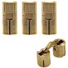 aufodara 4 pezzi Cerniera Invisibile in Ottone 16mm, Cilindrica Cerniera a Barile Angolo d'apertura 180 Gradi per DIY Fatto Mano Portagioie e Mobilia Porta di legno (Ø 16 mm)