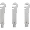 Roxon FLEX FT05 - Set di Accessori per Attrezzi Multiuso con Chiave Esagonale da 5 mm, 6 mm e 7 mm, Materiale DIN 1.4116