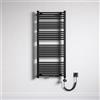Mai & Mai Radiatore Piatto 140x60cm con Elemento Riscaldante 800W, Radiatore Scaldasalviette Termoarredo da Bagno Riscaldamento Elettrico o da Acqua Calda RHE in Acciaio, Antracite