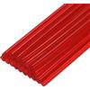 QUARKZMAN 30Pz Stick Colla a Caldo Mini per Pistola per Colla, 8 x 0.28 Colla a Caldo Bastoncini Piccoli Ricariche per Lavori Artistici Fai Da Te, Rosso Chiaro