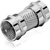 conecto connettore F, accoppiamento F, spina F a spina F, adattatore per prolungare i cavi dell'antenna/cavi coassiali