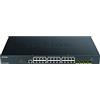 D-Link DGS-1250-28XMP/E, 28-porte Layer 2/3 Smart Managed Gigabit Switch (24x porte BASE-T PoE, 4x 10G SFP+) - Solo cavo di alimentazione UE