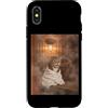 Funny Cat Meme Humor Hilarious Sarcastic Custodia per iPhone X/XS Cat Meme Divertente Amante Gatto Meme Umorismo Divertente Gatto Grafica