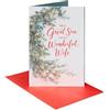 American Greetings Biglietto di Natale per figlio e moglie (entrambi così grandi)
