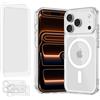 EVETANE Cover Phone 17 Pro Max e 2 schermi di protezione - TPU - Trasparente - refurbished