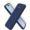 EVETANE Cover iPhone 17 e 2 schermi di protezione - Silicone - Blu - refurbished