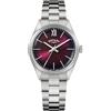 Rotary Ladies Heritage Borgogna quadrante in acciaio inossidabile orologio da polso