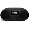 PHILIPS TAZ6000/10 RADIOREGISTRATORE DAB C/CD BT BLACK