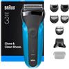 BRAUN 310 BT RASOIO RIC. WET DRY TESTINA 3 ELEMENTITESTINA R